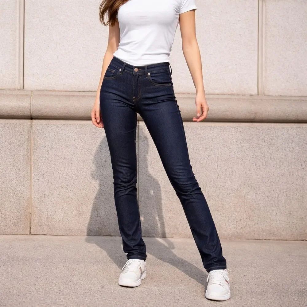 Nudie Jeans Thin Finn Dry Ecru Embo – Slim Organic Denim - New Without Tags